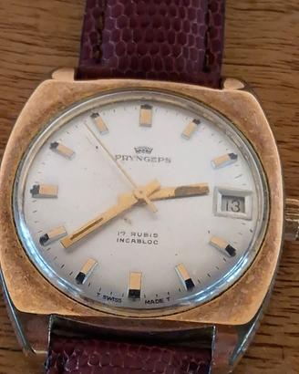 orologio vintage pryngeps 17 rubis  incabloc ann