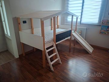 letto con scivolo x bambini