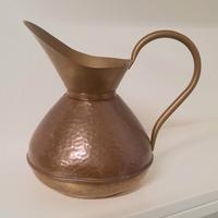 Brocca in Rame e Ottone stile Olandese Vintage 