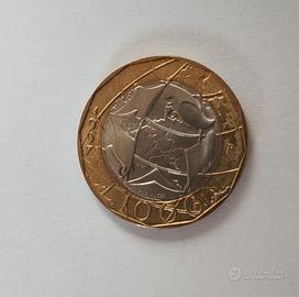 Moneta 1000 lire del 1997 errore di stampa
