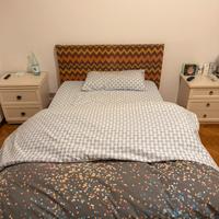 Letto a una piazza e mezzo,materasso e contenitore