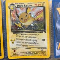 Dark alakazam holo rocket - Dark Raichu holo rocke