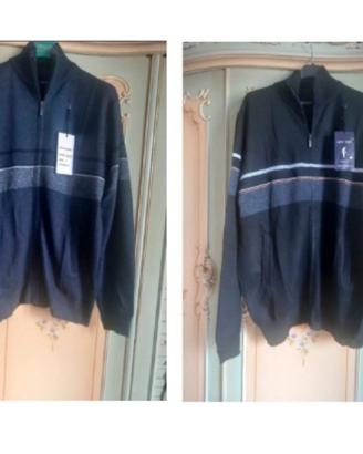 N.2  MAGLIE  uomo zip collo lupetto