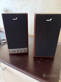 Speaker Genius SPHF1250X legno,40 watt rms,due vie