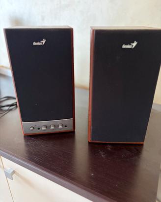 Speaker Genius SPHF1250X legno,40 watt rms,due vie