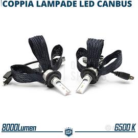 COPPIA LAMPADE LAMPADINE H7 LED OMOLOGATE PER FORD FOCUS 2018> 6000K