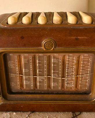 collezionismo vintage  radio in legno