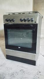 Forno elettrico e gas 4 fuochi Beko