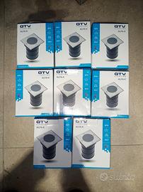 lotto 8 lampade da giardino a pavimento gtv alfa k