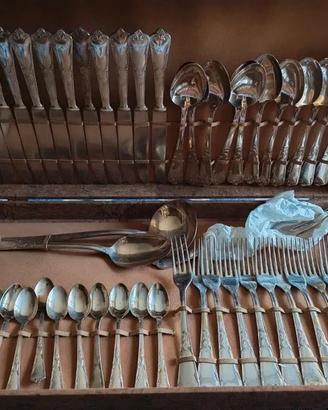 Servizio Posate SEIOLA in Argento 800 - 12 Persone