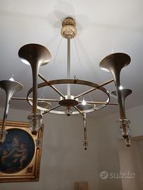 Lampadario di ottone