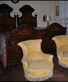 omaggio letto matrimoniale 1800 originale