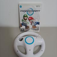 mario kart wii, con 2 volante