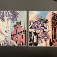 Coppia Piastrelle Artistiche 20x20 – Adriano Fava