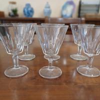 SEI BICCHIERI A CALICE VINTAGE.
