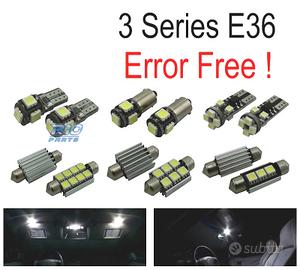 KIT 16 LAMPADE LED INTERNE BMW SERIE 3 E36 SEDAN C