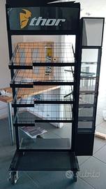 Espositore con vetrinetta sotto chiave