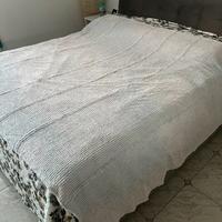 Copriletto matrimoniale Gabel, bianco