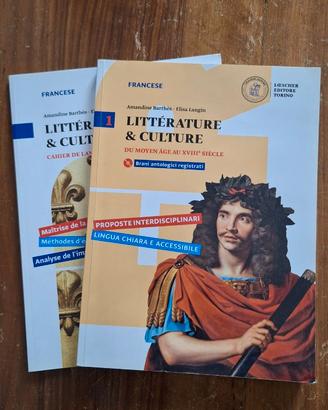 Coppia di libri di letteratura Francese