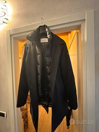 Trussardi Cappotto Uomo Nero Taglia 48 - Nuovo