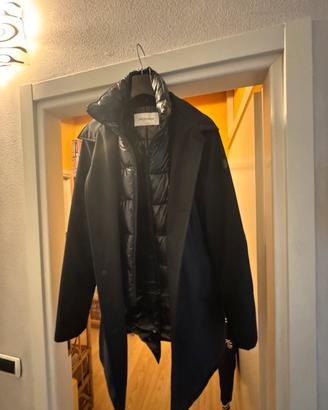 Trussardi Cappotto Uomo Nero Taglia 48 - Nuovo
