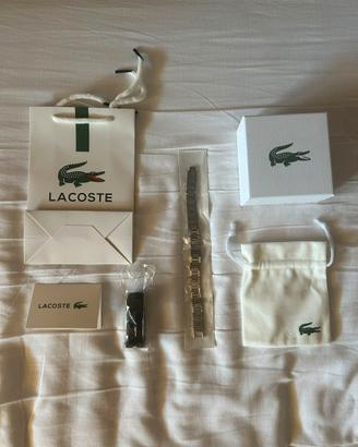 bracciale lacoste argento