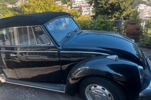 Vw cabrio maggiolone 1972 nero capote nera