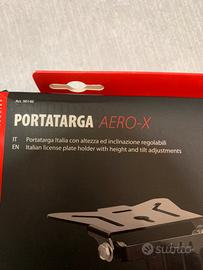 Portatarga in alluminio