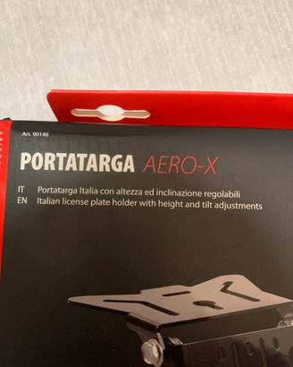 Portatarga in alluminio