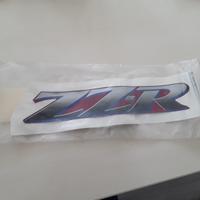 Adesivo emblema kawasaki zzr 600 90/92 rossa