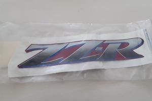 Adesivo emblema kawasaki zzr 600 90/92 rossa
