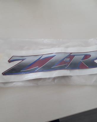 Adesivo emblema kawasaki zzr 600 90/92 rossa