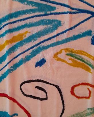 Maglia desigual leggera a disegni Mariscal