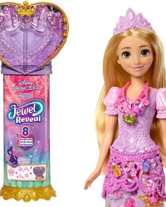 Mattel Rapunzel Bambola alla Moda, Jewel Reveal