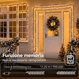 Catena luminosa 11,5 metri natale illuminazione