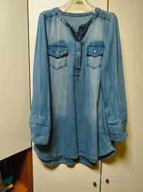abito camicione  tgL in jeans