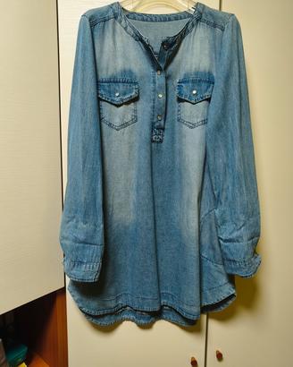 abito camicione  tgL in jeans