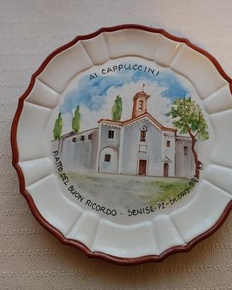 Piatto artistico Cappuccini di Senise - Potenza