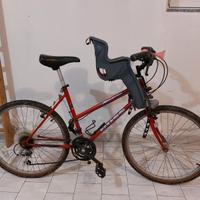 mtb 26 con seggiolino bimbo
