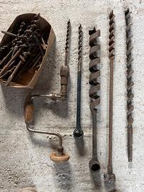 Trapano manuale vintage