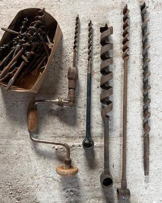 Trapano manuale vintage