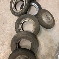 Ruote complete Vespa anni 70/80 euro 80