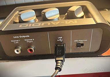 M-audio fast track USB INTERFACCIA AUDIO USB
