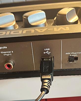 M-audio fast track USB INTERFACCIA AUDIO USB