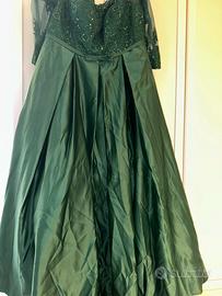 Abito da cerimonia verde