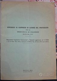Appendice rapporto lavoro di portierato - 1957