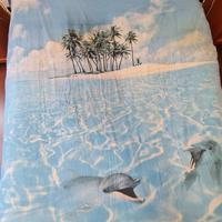 Trapunta bassetti matrimoniale con delfini