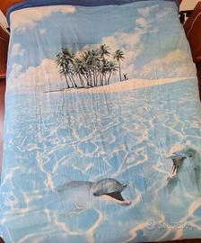 Trapunta bassetti matrimoniale con delfini