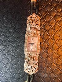 Orologio donna in platino e brillanti 