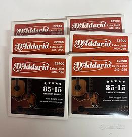 D'ADDARIO EZ900 CORDE CHITARRA ACUSTICA 10-50